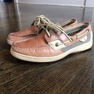 Womens Sperry Top-Sider Songfish Boat Shoe Linen